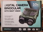 Vivitar VIVCVIR12 - Digital Camera Binocular 10X Zoom With Night Vision. Fixed Price $84.99.