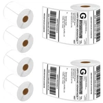 6ROLLS 102MM 4'' X 6'' RDS02U1 Standard Labels Compatible For Brother TD-4410D. Fixed Price $57.00.