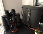 Vintage Belmont Binoculars X 50 Field 1000 YDS:372 Ft. W Original Case. Fixed Price $19.99.