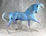 Breyer Model Horse, Esprit Mold, St. Mortiz, Collector Club Winter Special, 2017. Fixed Price $495.00.