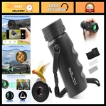10X25 Compact Monocular Waterproof, Fogproof, Multi-coated Optics, BAK7 Prism,. Fixed Price $50.39.