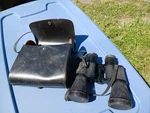 Vintage Super Zenith 10X50 Binoculars With Black Hard Case Red Lining. Fixed Price $33.00.