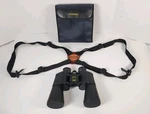 Vtg Bushnell 10X50 Binoculars Insta-focus 288FT 1000YDS + Case & Harness. Fixed Price $34.95.