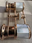 Vintage Mid-century Japanese Adams Mother Of Pearl Opera Glasses W/ Case. Fixed Price $99.90.