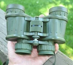 Tasco 323RZ Green Binoculars 8X40 Wide Angle 472 1000 Yds Flaw Left Lens. Fixed Price $25.00.