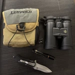 New Leupold Rainier Hd 10X42 Binoculars W/ Case And Cleaning Pen. Fixed Price $95.00.