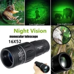 16X52 Monocular Zoom Dual Focu Night Vision Rubber Armored Telescope For Hunting. Fixed Price $16.98.