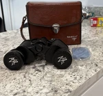 Tasco Zip Umc 5028 Binoculars Black Hunting With Case & Lens Covers. Fixed Price $10.00.