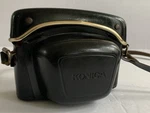 Vtg Konica Black Leather Plastic/ Felt Camera Case W/ Strap West Germany Logo. Fixed Price $24.49.